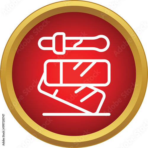 Pipette and stacked microscope slides representing scientific research and lab analysis