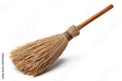 broom isolated on white