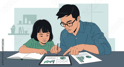 Flat design of an open book and pencil conveys creativity, education, and learning. Perfect for website, blog, or marketing materials related to study