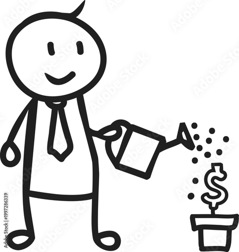 Watering a Money Tree