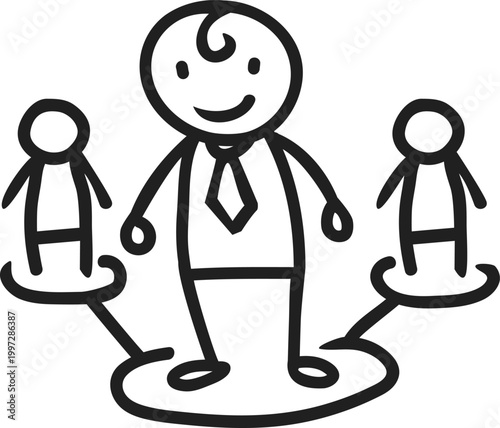 Business People Network Connection