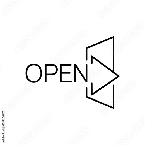 Open Door Concept - Business Opportunity and New Beginnings.