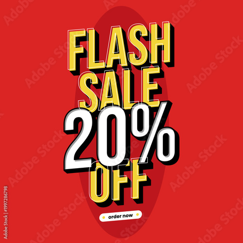 Flash Sale 20 Percent Off