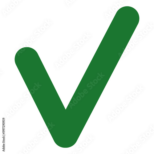 green check mark with data style, agree sign	
