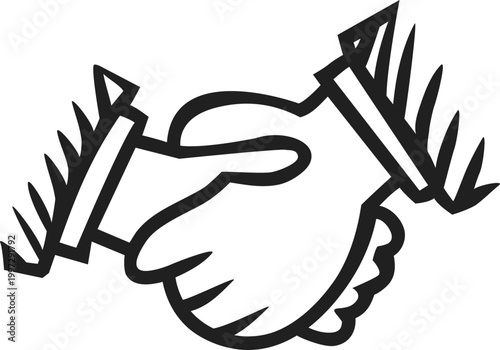 Professional Handshake and Partnership