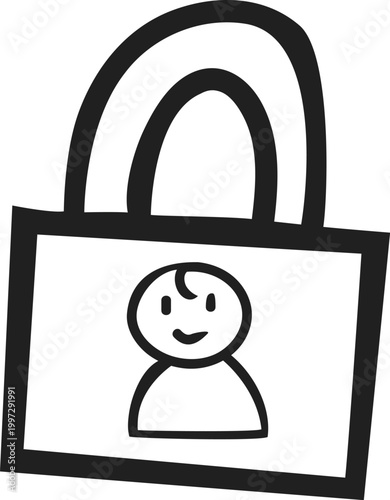 Padlock with User Profile Face