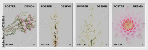 White delphinium flower halftone dots botanical plant bloom spring nature garden retro print