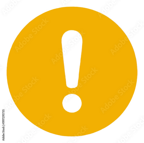 Warning Alert Notification Icon Simple Vector Design