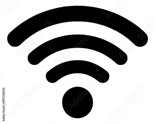Wireless Signal Transmission Icon Vector Line Glyph