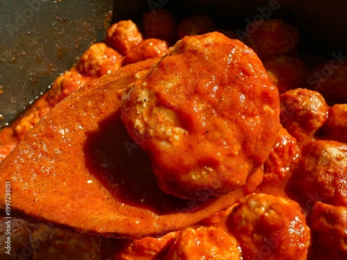 meat dish in tomato sauce meatballs in tomato sauce