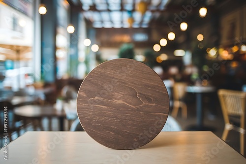 Wooden board empty table in front of blurred background. Perspective brown wood over blur in coffee shop - can be used for display or montage your products.Mock up for display of product.