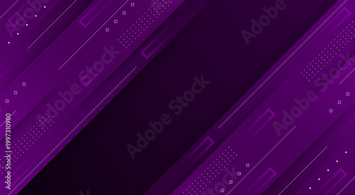 Abstract purple background with lines featuring a digital network design for business communication on a portable laptop screen
