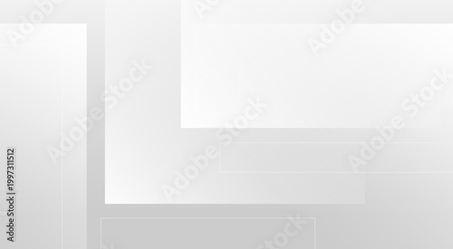 Geometric shapes form abstract composition on white surface with .eps