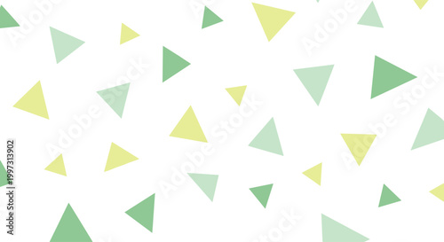 Free Download Seamless Pastel Triangle Pattern with Green and Yellow Geometric Shapes Minimal Abstract Vector Illustration for Backgrounds, Textiles, and Modern Design - GFXLoad