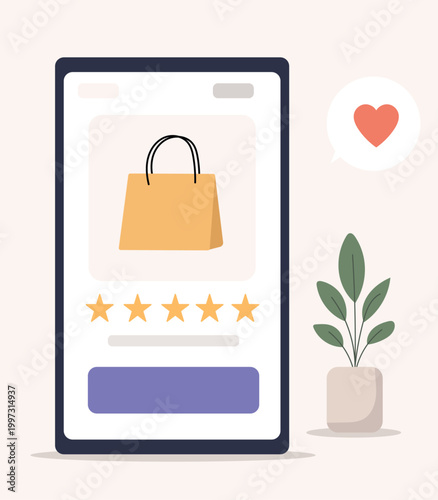 Online Shopping Concept – Tablet with E-commerce Interface.