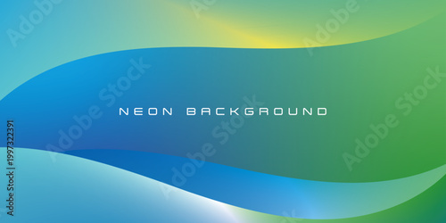 Fully editable neon background for wall papers. social media covers or any other digital or print media with editable blend shapes and editable gradients