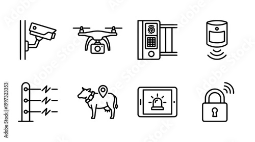 Cooking process vector icons set illustrating various kitchen actions