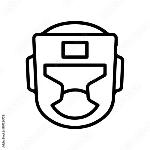 Boxing Headgear Icon