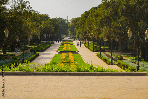 The Rabat botanical trial garden esplanade