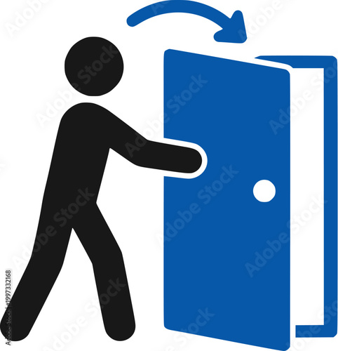 Guidance Open Door Inward Icon