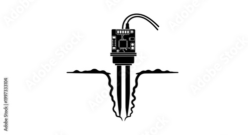 Electric Ground Drill Bit Tool.