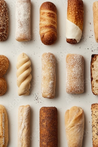 Childlike Doodle Seamless Pattern Featuring Cannoli and Traditional Italian Sweets