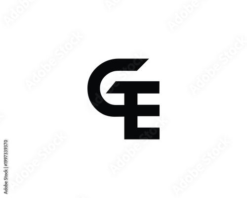 GE Logo Design. GE