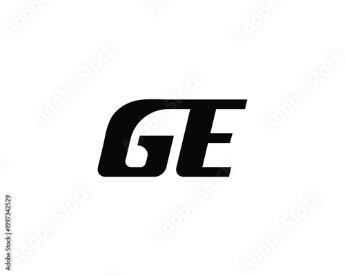 GE Logo Design. GE
