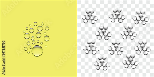 gold and silver beads texture seamless pattern background