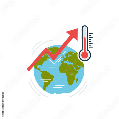 Global Temperature Rising Climate Change.