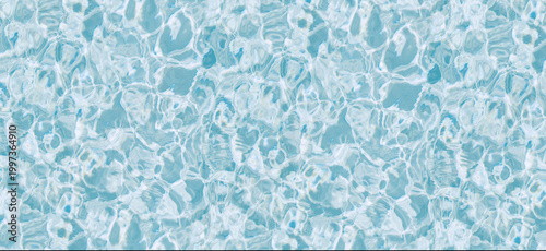 Tableau sur toile white water ripple surface, Water waves pattern Light effects Bright, water with ripple