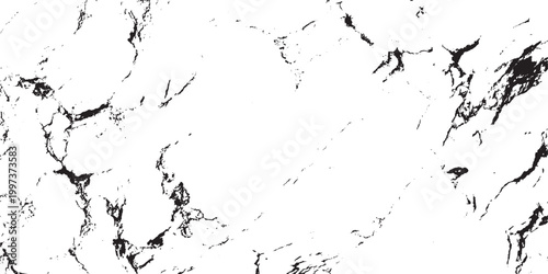 Abstract background of grunge white, black damaged rusty crack and scratch wall texture design. Vector grunge cracked texture  