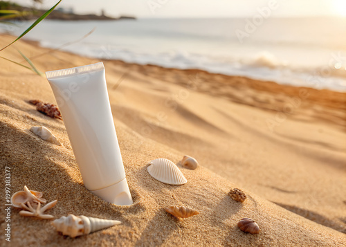 bottle on the beach