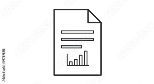 Business with Data Analysis and Charts, Financial Summary