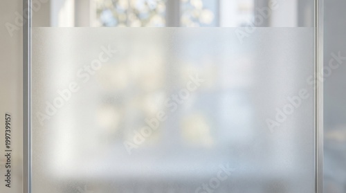 glass window blurred