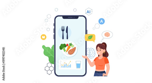 Mobile Nutrition & Healthy Eating App with AI for Personalized Wellness Tracking and Lifestyle Management