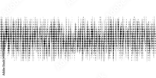 sound waves halftone black and white dots texture background