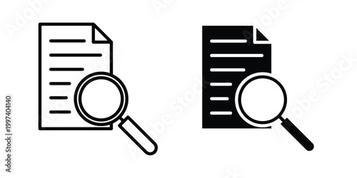 Document Check Icon - vector illustration eps10