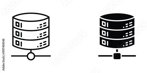 Comparison of traditional and modern database storage systems with network connections