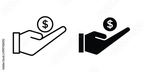 finance icon - vector illustration eps10