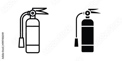 Fire extinguisher icon - vector illustration eps10