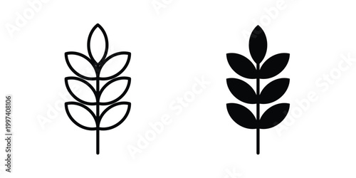 gluten free icon - vector illustration eps10