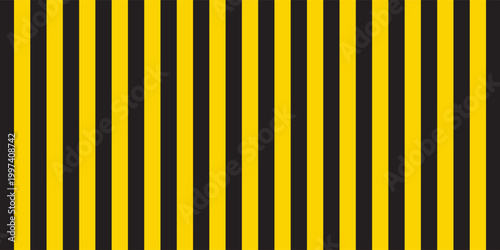 Yellow and black striped lines seamless pattern or texture. Under construction and safety background.