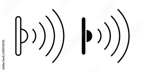 infrared light icon - vector illustration eps10
