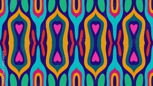 Old Retrol look Abstract Pattern Seamless Design
