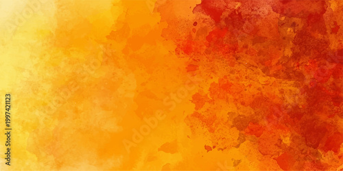 Abstract watercolor washes, a vibrant mix of oranges, yellows, and reds, creating a dynamic and textured background, evoking warmth and energy. for website, background, branding