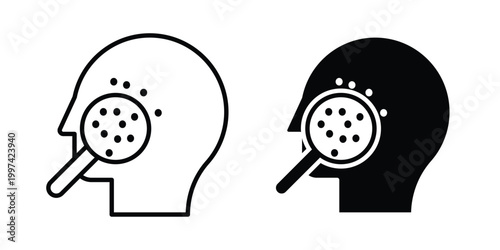 Pimple inflammation icon