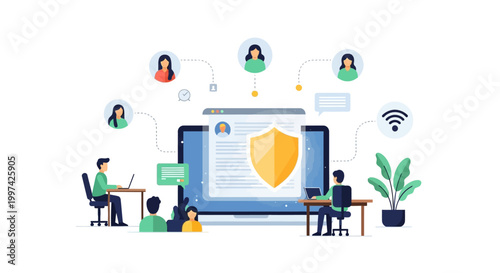 Data Security and Privacy Protection in a Connected Network Environment - Online Identity Safeguarding and Secure Information Exchange