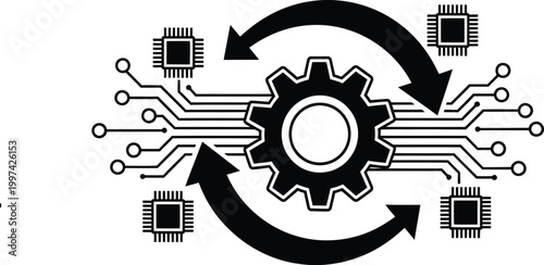 Digital circuitry and gear mechanism technology integration