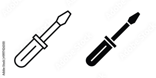 Screwdriver icon - vector illustration eps10